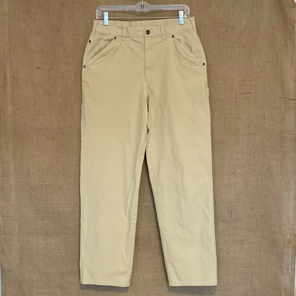 SOREL Women’s Khaki Cream Denim Cargo Pants 10